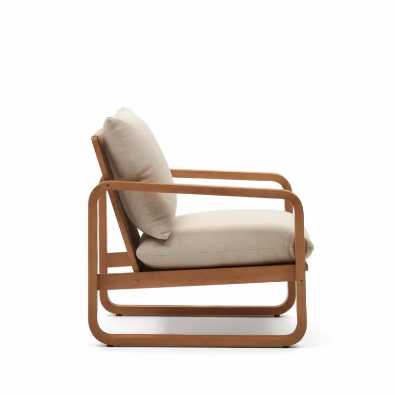 Kave Home Loungesessel|Gartenstühle-Sessel Sacaleta Beige