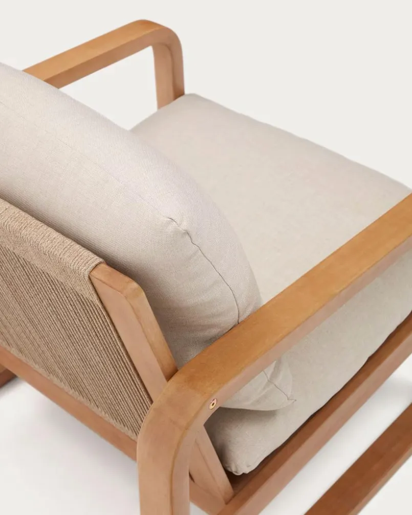 Kave Home Loungesessel|Gartenstühle-Sessel Sacaleta Beige