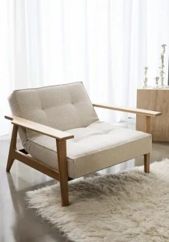 INNOVATION LIVING Sessel-Sessel Splitback Frej Eiche Off White