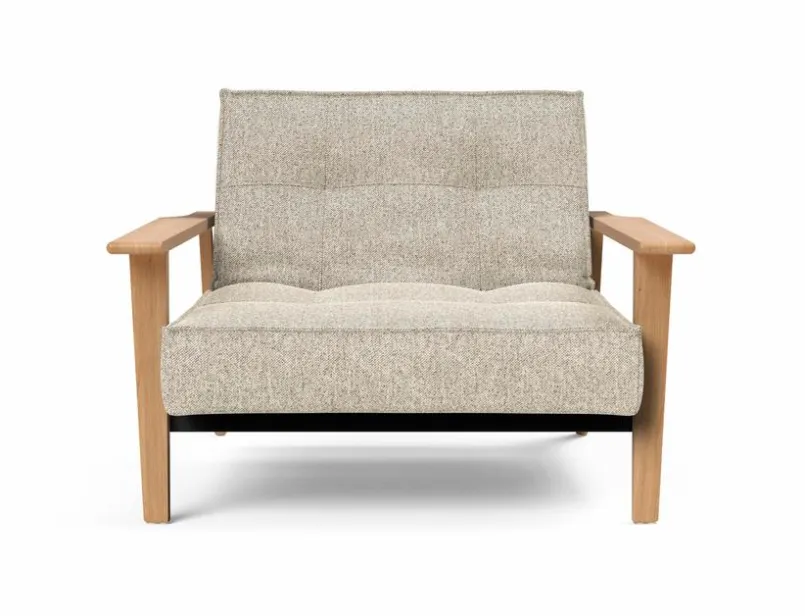 INNOVATION LIVING Sessel-Sessel Splitback Frej Eiche Off White