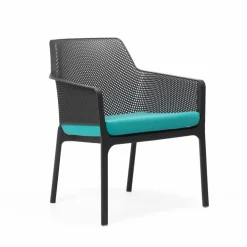 Nardi Gartenstuhl-Auflagen-Sesselkissen Net Lounge 57 x 52,50 Petrol