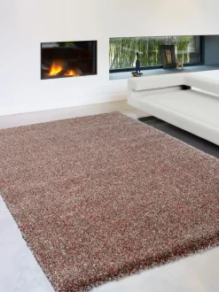 Hochflorteppiche Shaggy| Shaggy Malmö 160 x 230 cm Rot