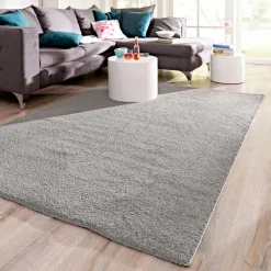 Hochflorteppiche Shaggy-Shaggy Premio Soft 140 x 200 cm Grau