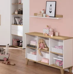 Paidi Kinderzimmer Regale|Kinderzimmer Regale-Sideboard Oscar Weiß