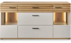Kommoden|set one by Musterring Sideboard Quincy Lichtgrau