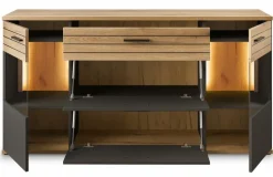 Kommoden|set one by Musterring Sideboard Quincy Anthrazit