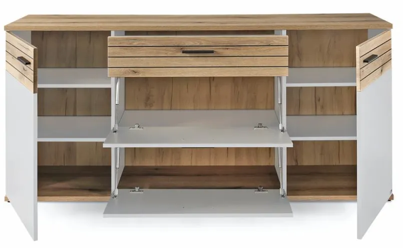 set one by Musterring Kommoden-Sideboard Quincy Lichtgrau