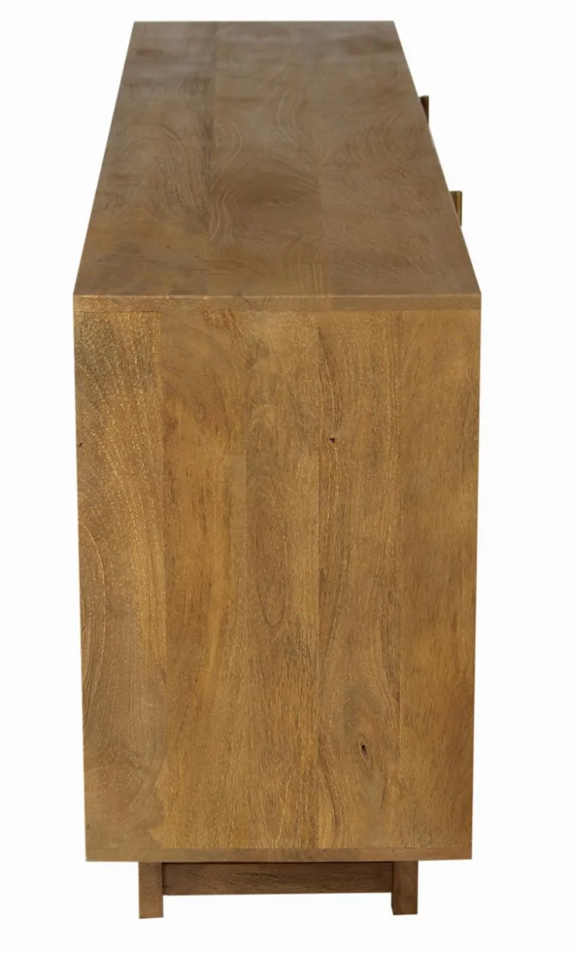 Kommoden|Kommoden|Portobello Sideboard Allure Iron Nussbaum