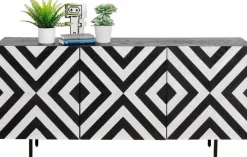 KARE DESIGN Kommoden-Sideboard Arctic 87181 Schwarz / Weiß