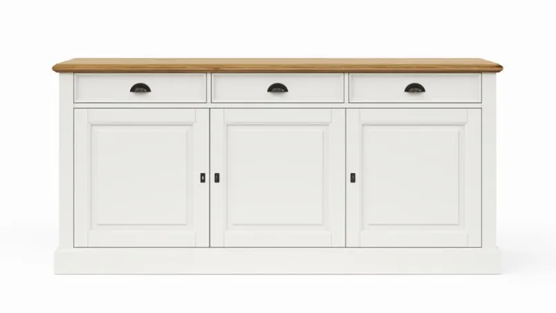 Stilreich Kommoden|Kommoden-Sideboard Barreiro Weiß