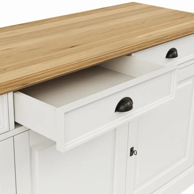 Stilreich Kommoden|Kommoden-Sideboard Barreiro Weiß