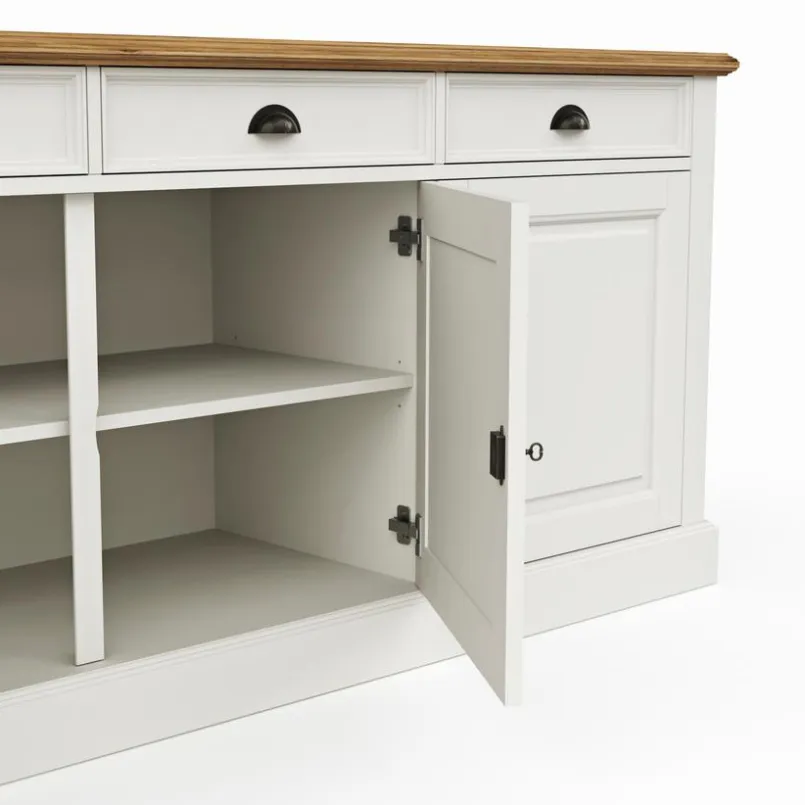 Stilreich Kommoden|Kommoden-Sideboard Barreiro Weiß