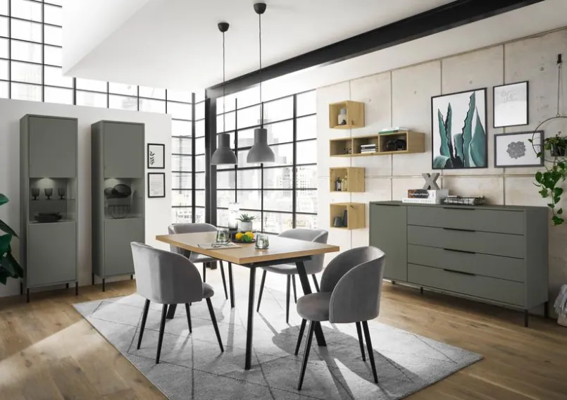 Mäusbacher Kommoden|Kommoden-Sideboard Bonnie Pine Green