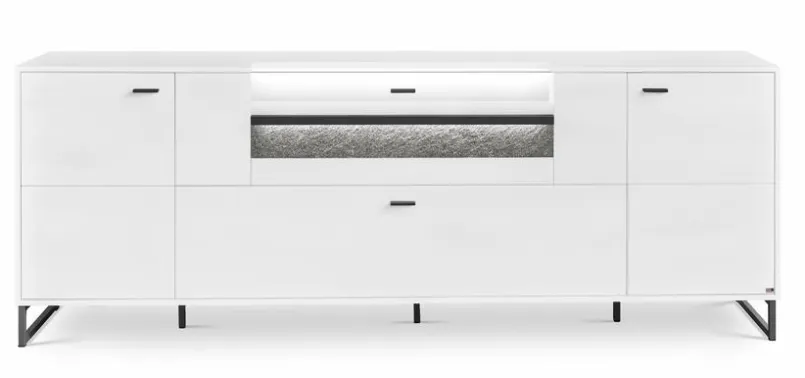 Kommoden|set one by Musterring Sideboard Deltona Weiß / Matt