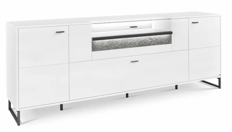 Kommoden|set one by Musterring Sideboard Deltona Weiß / Matt