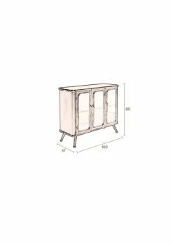 Kommoden|Zuiver Sideboard Denza Schwarz