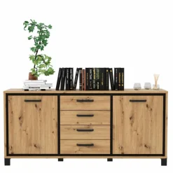 Kommoden|FORTE Sideboard Farida Eiche