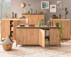 Kommoden|Kommoden-Sideboard Genio Artisan-Eiche
