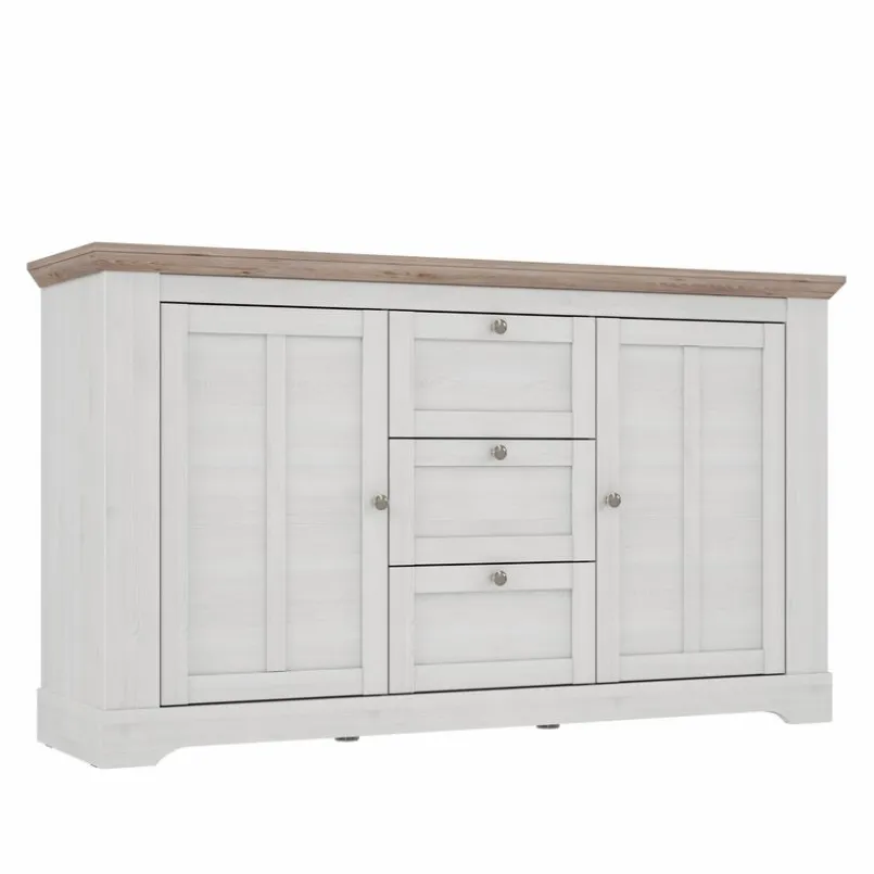 FORTE Nachttische & Kommoden-Sideboard Iloppa SZ Weiß