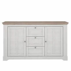 FORTE Nachttische & Kommoden-Sideboard Iloppa SZ Weiß
