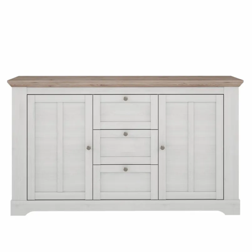 FORTE Nachttische & Kommoden-Sideboard Iloppa SZ Weiß