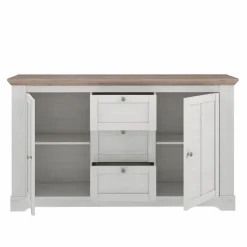 FORTE Nachttische & Kommoden-Sideboard Iloppa SZ Weiß