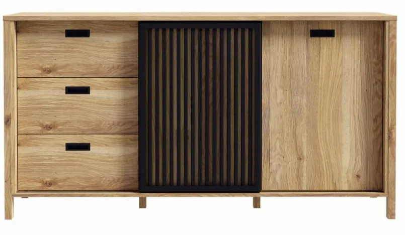 FORTE Kommoden|Kommoden-Sideboard Jytana Eiche