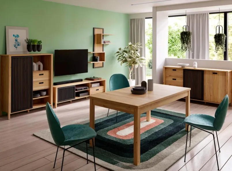 FORTE Kommoden|Kommoden-Sideboard Jytana Eiche