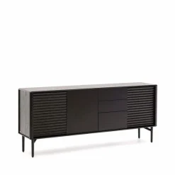DAHEIM Kommoden-Sideboard Lenon Schwarz