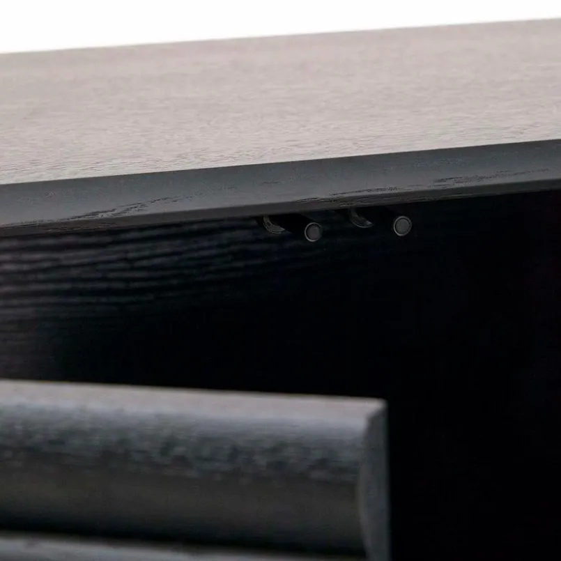 DAHEIM Kommoden-Sideboard Lenon Schwarz