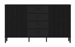 Wójcik Kommoden-Sideboard Lusaka Schwarz