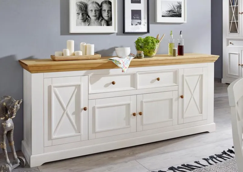 G+K Kommoden-Sideboard Minnesota Weiß