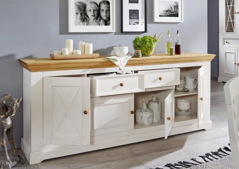 G+K Kommoden-Sideboard Minnesota Weiß