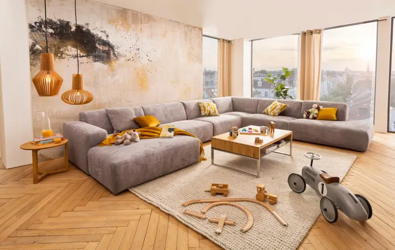1-Sitzer mit Anstellhocker Valencia<CASEDO New