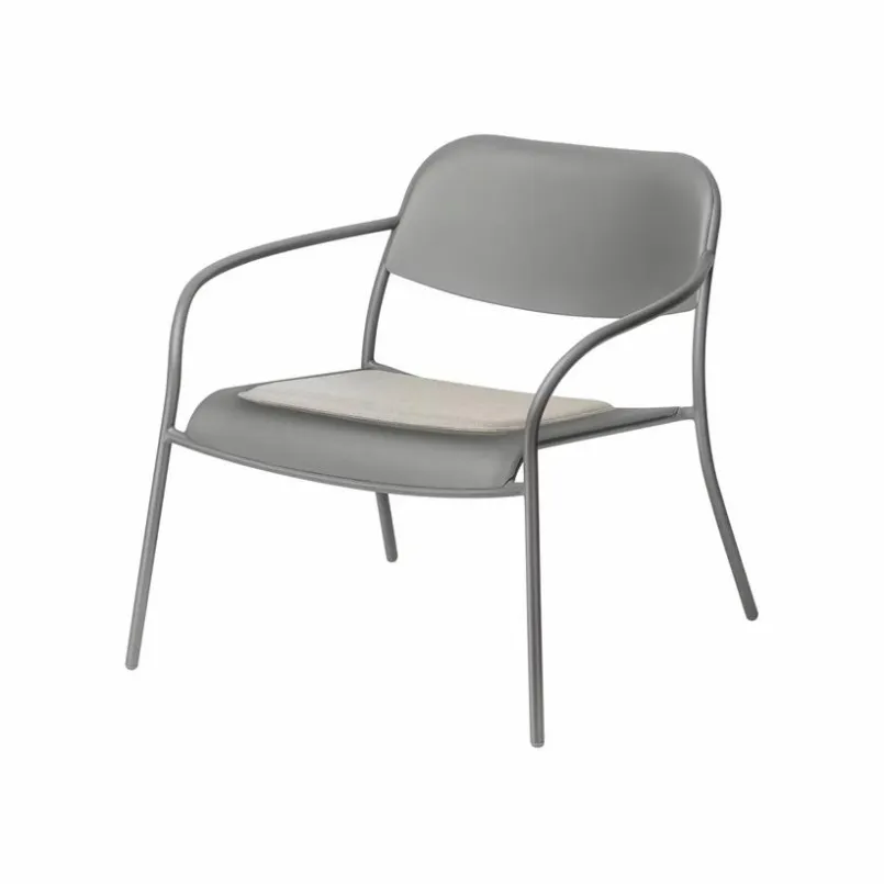 blomus Gartenstuhl-Auflagen-Sitzkissen für Loungesessel YUA 46 x 41 cm Melange