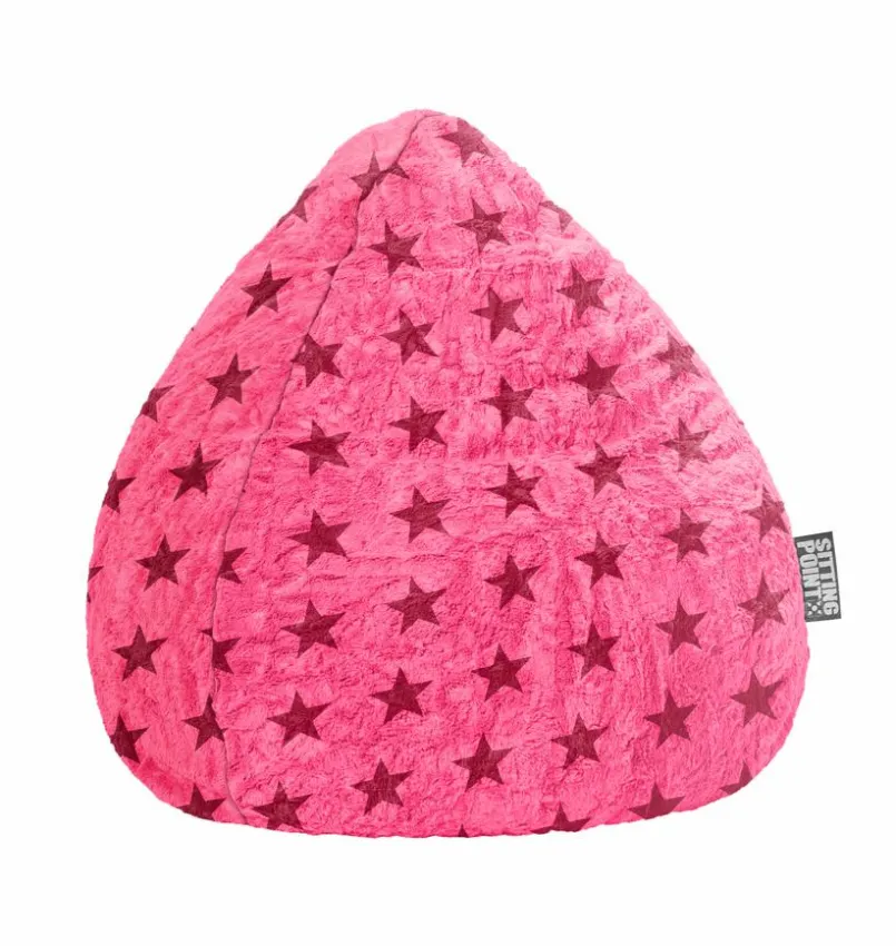 Sitting Point Sitzgelegenheiten|Sitzgelegenheiten-Sitzsack Beanbag fluffy stars XL Pink