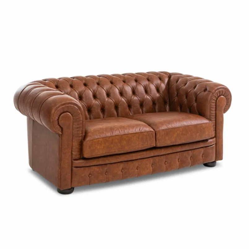 Sofas & Couches|Stilreich Sofa Chester Cognac