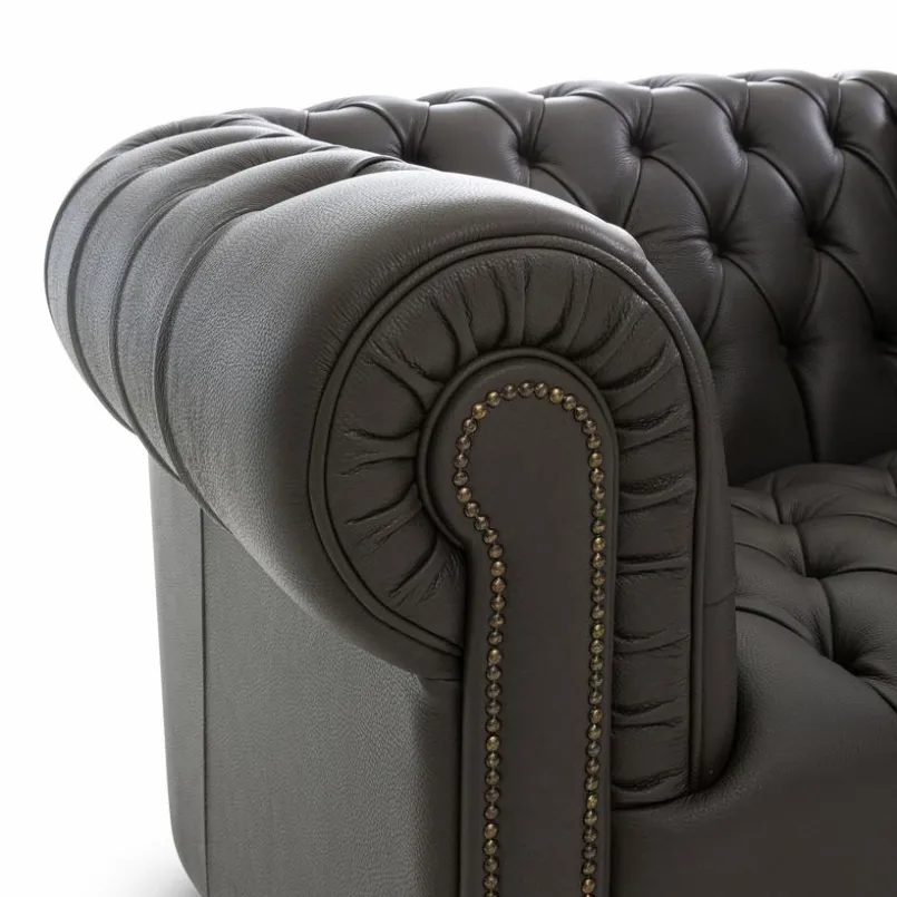 Sofas & Couches|Stilreich Sofa Chester 2 Brown