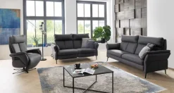 Polsteria Sofas & Couches-Sofa Galati Grau