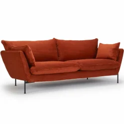 Sofas & Couches|Nordic Collection Sofa Hasle Lux Burned Orange