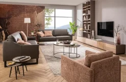 Sormani Sofas & Couches-Sofa Latina Nachtgrau
