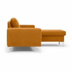 Nordic Collection Sofas & Couches-Sofa mit Hocker Shea Curcuma