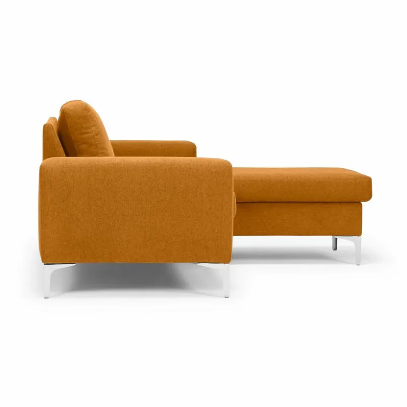 Nordic Collection Sofas & Couches-Sofa mit Hocker Shea Curcuma