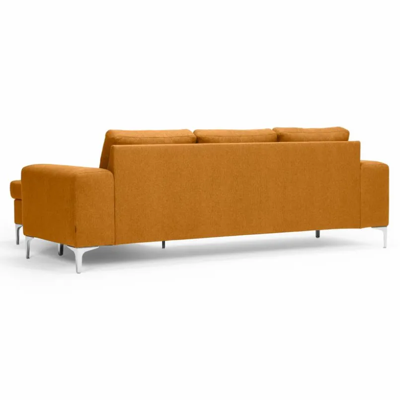 Nordic Collection Sofas & Couches-Sofa mit Hocker Shea Curcuma