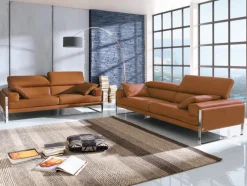 Calia Sofas & Couches-Sofa romeo - CAL 808 Cuoio