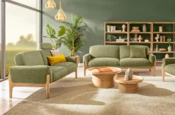Sofas & Couches|Segmüller Werkstätten Sofa 2-Sitzer groß Mika Hellgrün