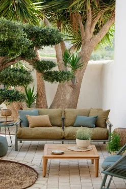 Cane-line Gartensofas|Loungesofas-Sofa 2-Sitzer Sticks Taupe