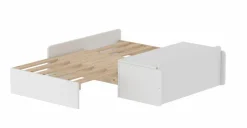 Flexa Jugendbetten|Jugendbetten-Sofabett-Matratze White 90x200 cm Grau