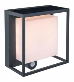 Led-Solarleuchten|Led-Solarleuchten|Lutec Solar-Außenwandleuchte Curtis Anthrazit