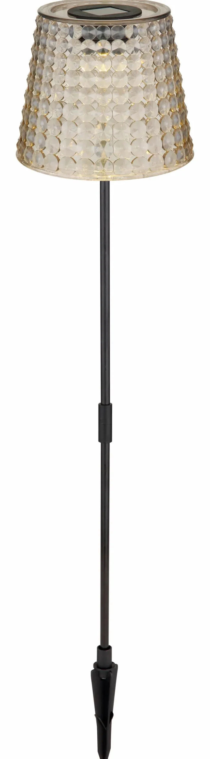 Globo Led-Solarleuchten|Led-Solarleuchten-Solar-Erdspieß 2-er Set Grau